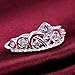 BOHG Jewelry Womens Fashion Silver-Plate Cubic Zirconia CZ Cute Princess Crown Tiara Ring Wedding Band Size 10
