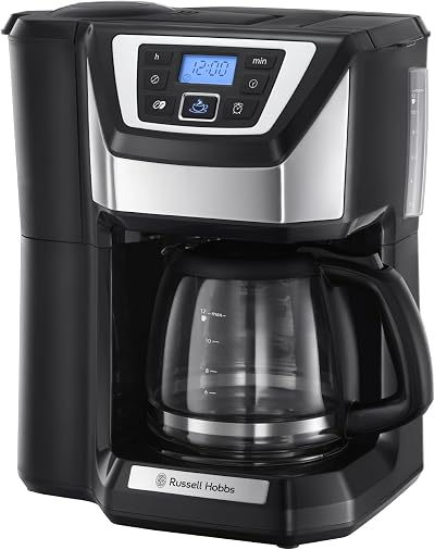 Russell Hobbs Chester Bean to Cup Coffee Machine with Grinder 12 Cup