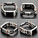 For Fitbit Charge 2 Bands, Somoder Handmade Vintage Fashion Alloy Leather Bracelet for Fitbit Charge 2, Ajustable 5.5