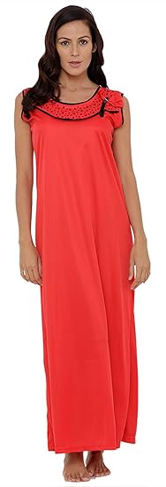 Women's Plain Sleeveless Nighty