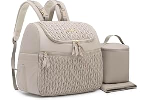 Qualyphant Breast Pump Bag for Spectra S1/S2 & Medela – Insulated Cooler Bag, 13" Laptop Sleeve, Diaper Backpack with Changing Pad – Lightweight, Water-resistant & Stylish for Work, Travel