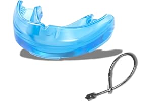 Shock Doctor Mouth Guard for Braces, Blue, Adult