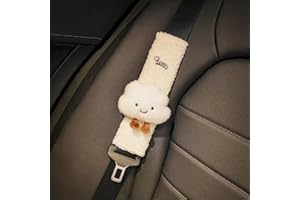 BNTR Car Seat Belt Cover Stocking Stuffers Cute Creative Toy Flower Cloud Duck Safety Seatbelt Shoulder Pad Auto Accessory Neck Cushion Protector Seatbelt Shoulder Protector Nice Gift (Cloud)