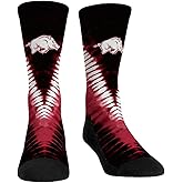 Rock 'Em NCAA Arkansas Razorbacks - V Shape Tie Dye Socks