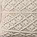 Boho Decorative Pillows Macrame Throw Pillows Tassel Handmade Knit Pillowcases Floor Cushion 15.7in15.8in