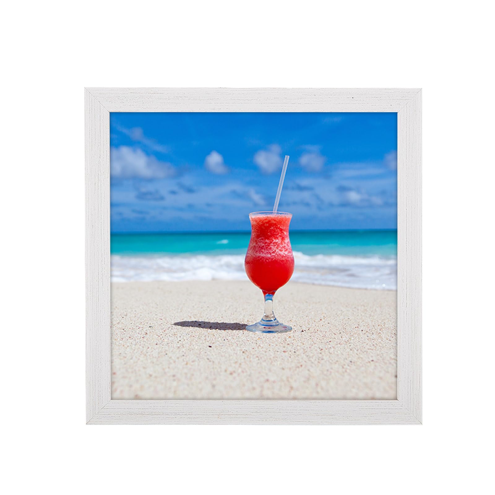 Photo 1 of 11x11 Frame Rustic White, Distressed 11x11 Picture Frame, Art Pic Hanging Poster Frame, 11 by 11 Gallery Family Concert Portrait Wall Photo Frame Anniversary/Birthday/Wedding/Thank you/Christmas Gift