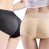 Aimery women 2pcs Seamless Butt Lifter Shapewear Padded Booty Pads Control Panties Hip Enhancer Underwear Body Shape Panty