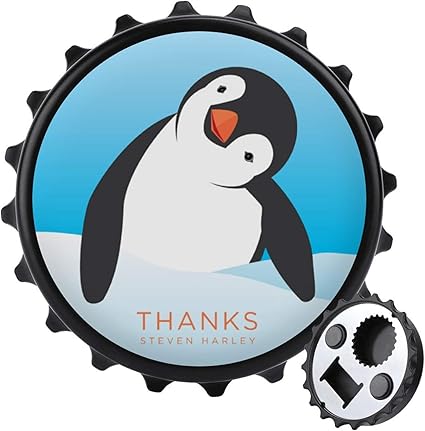 Amazon ペンギン 可愛 1 冷蔵庫マグネット 磁気飾り物 磁気黒板用 ビール 強力マグネット栓抜き ボトルオープナー 丸型 多機能 おもしろい 冷蔵庫用 Cvdgsad ワインオープナー 通販