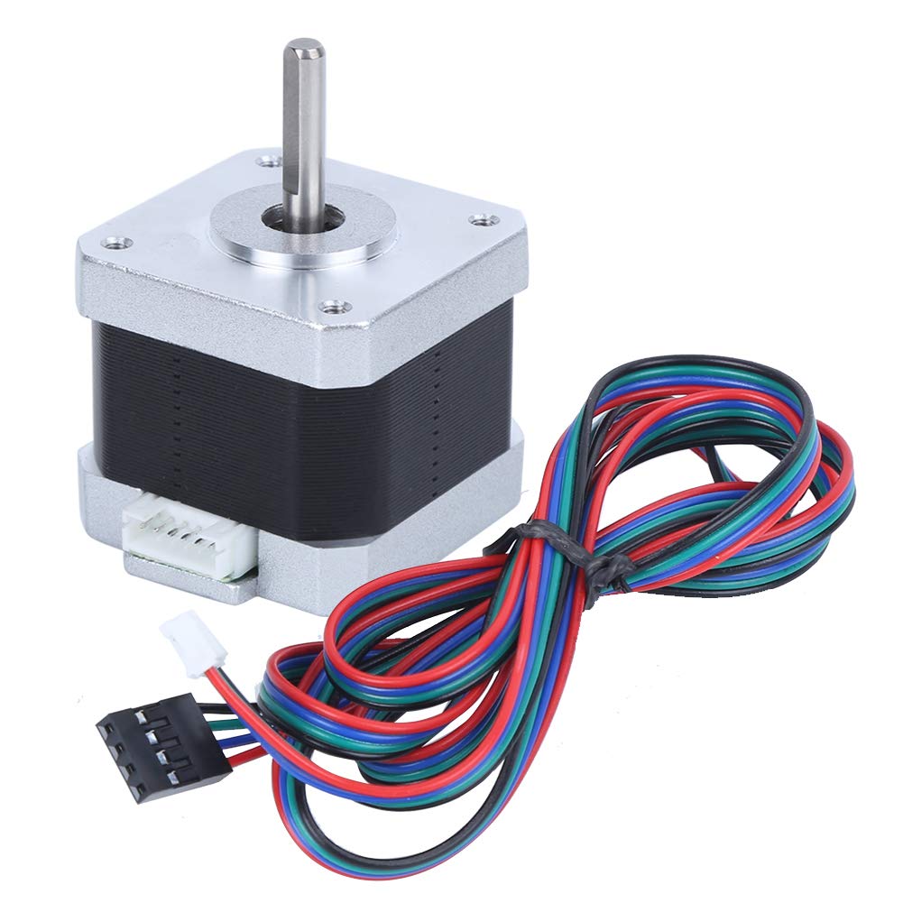 Stepper Motor, Professional 17HS4401 3D Printer Motors with 4 Pin Cable, 3D Printer Accessories