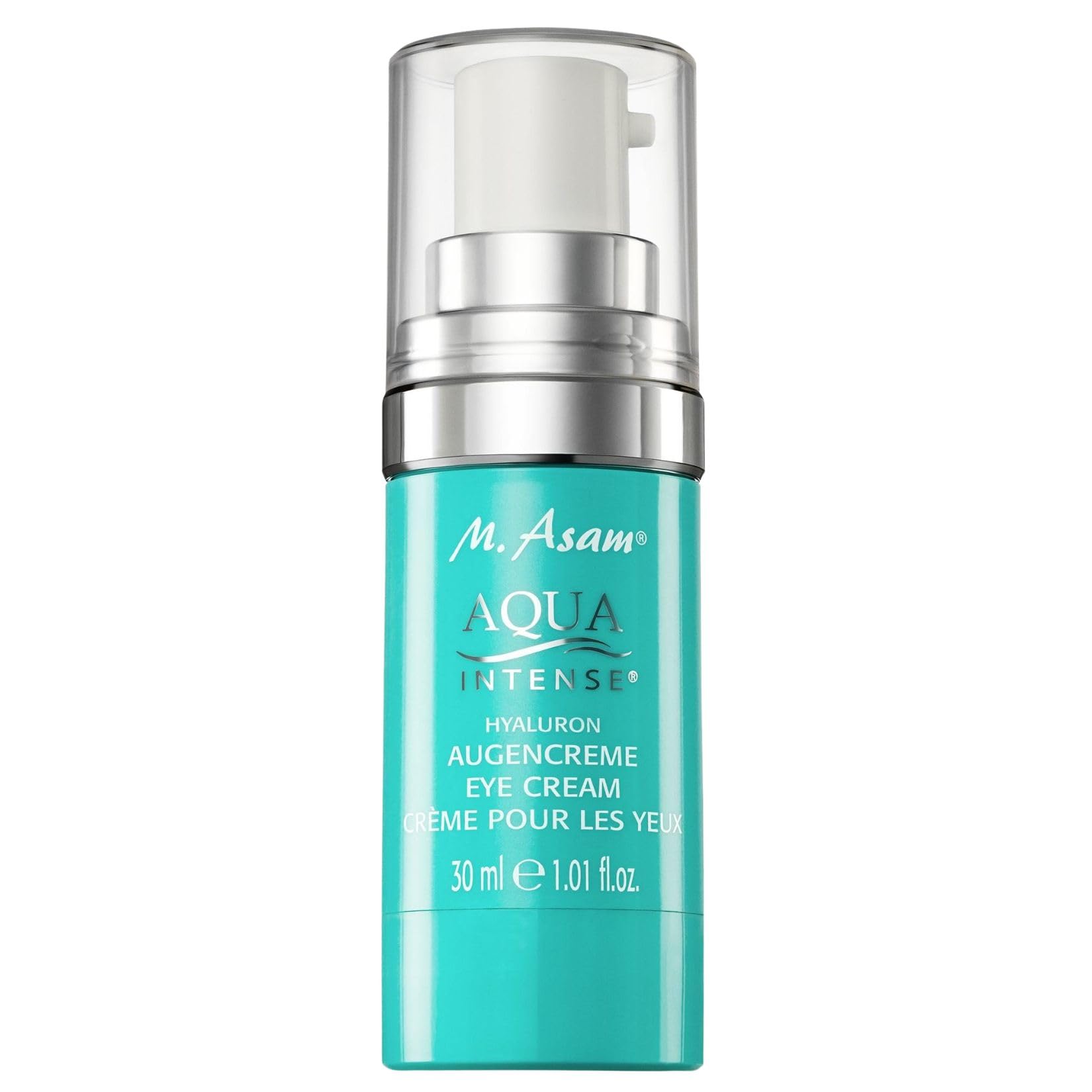 M. Asam Aqua Intense Eye Cream (30ml) – gentle yet effective under Eye Cream with Hyaluronic Acid, targets fine lines & wrinkles, cushioning & smoothing effect, for all skin types