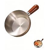 800ml/27oz Wood Handle Saucepan - 316 Stainless Steel, Multi-Use Induction Compatible Pan for Milk, Soup, Oatmeal, Camping &amp; Small Kitchen
