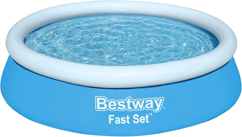 Bestway 6ft x 20in Blue Round Fast Set Inflatable Above Ground Pool