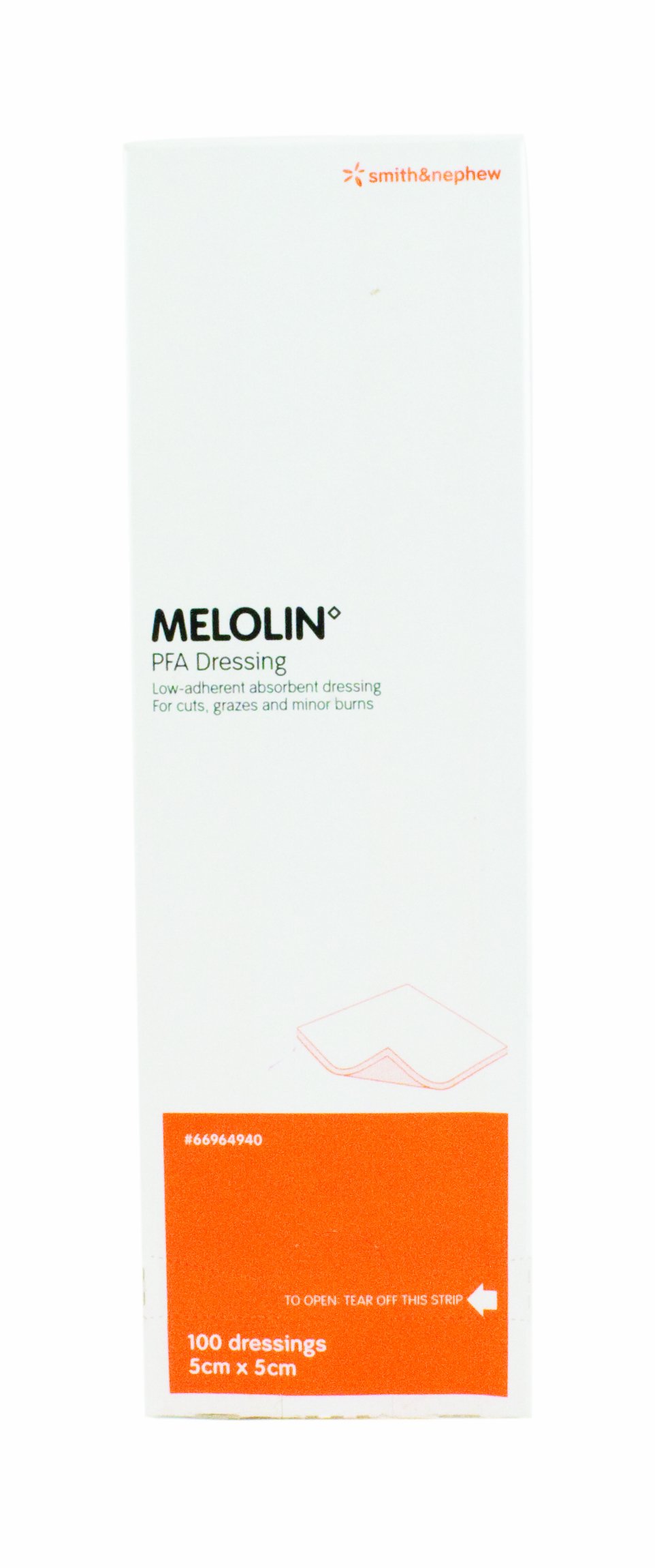 St John Ambulance Supplies Supplies Melolin Cushioned Dressing Pad 5 x 5cm Pack of 100