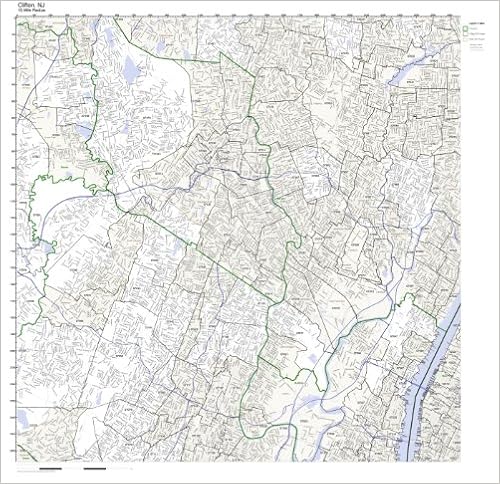 Clifton Nj Zip Code Map Clifton, Nj Zip Code Map Laminated: Amazon.com: Office Products