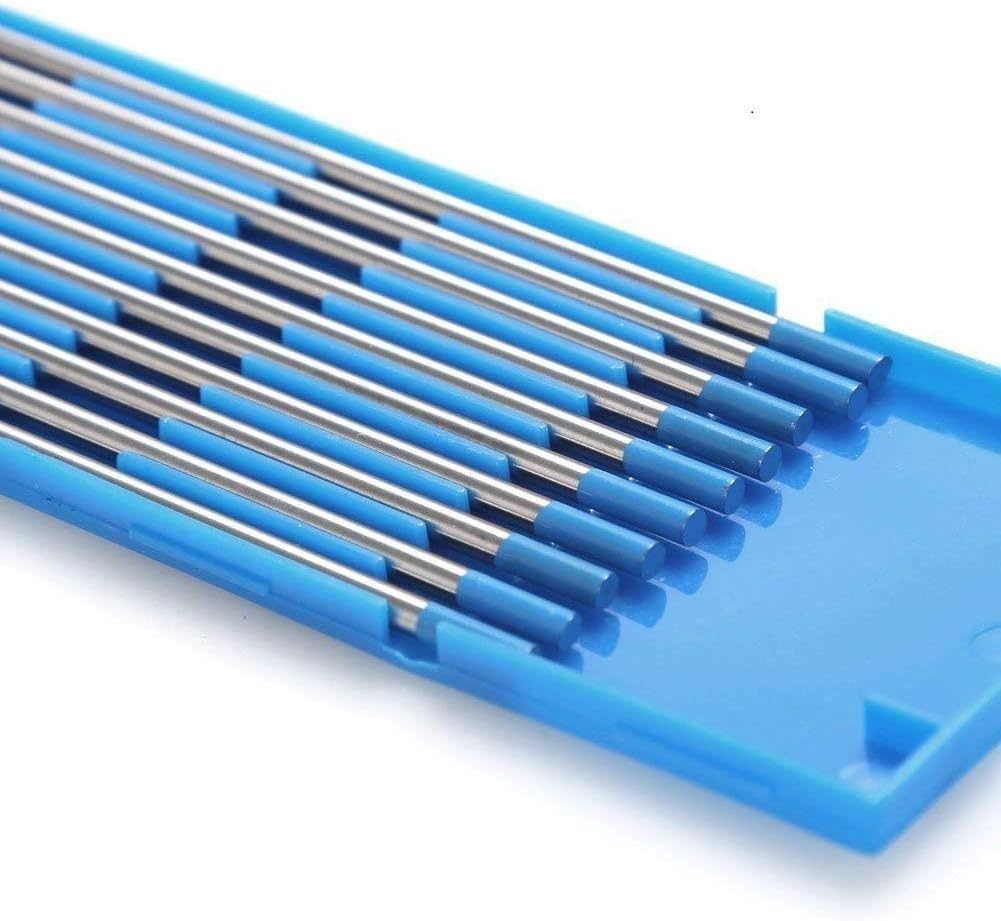 TENHIGH TIG Tungsten Electrodes, Lanthanum 2, WL20(Blue) Lanthanum