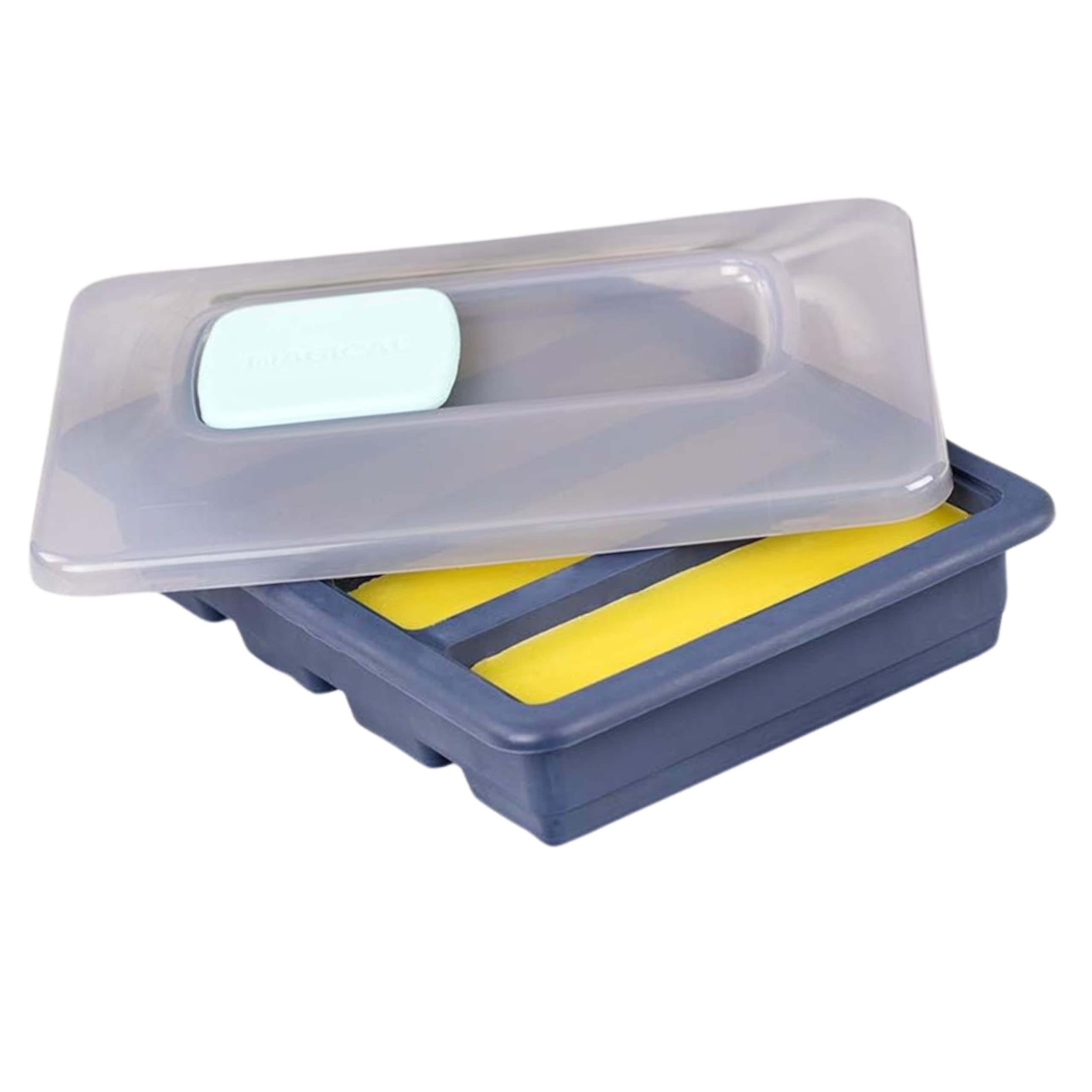 Magical Butter Butter Mould Non-Stick Tray Effortless Butter Making with Precise 8 Tbsp Sticks Rectangle Container for Brownies, Butter, Herbed, Garlic