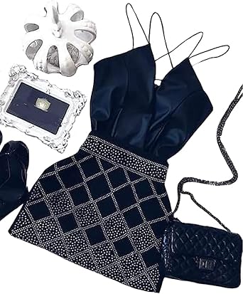 dots print spaghetti strap mini dress