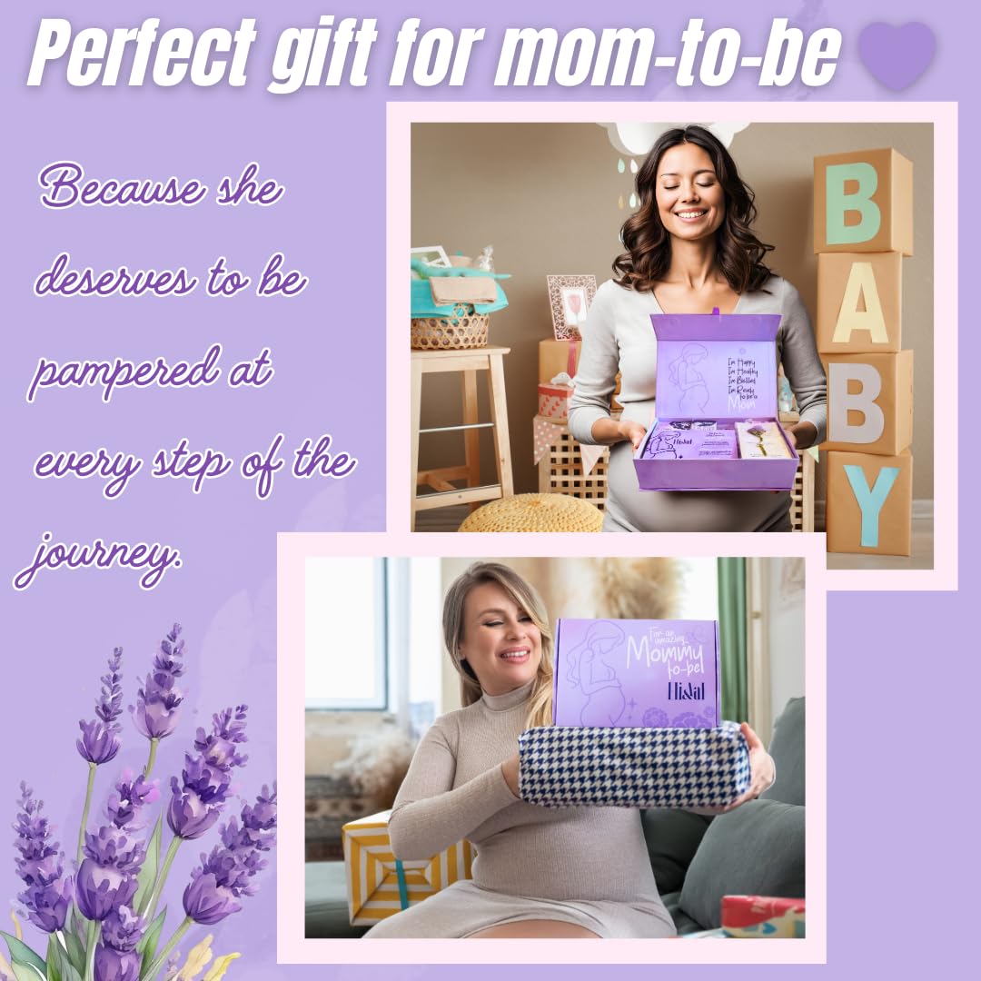 New Mom Pregnancy Care Package Basket |Pregnant Mom Gifts| Self-Care Kit for Expecting Moms | Postpartum Care Package for New Moms After baby | First Trimester Pregnancy Essentials.