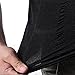 Odoland Men's Body Shaper Slimming Shirt Tummy Vest Thermal Compression Base Layer Slim Muscle Short Sleeve Shapewear, Black M