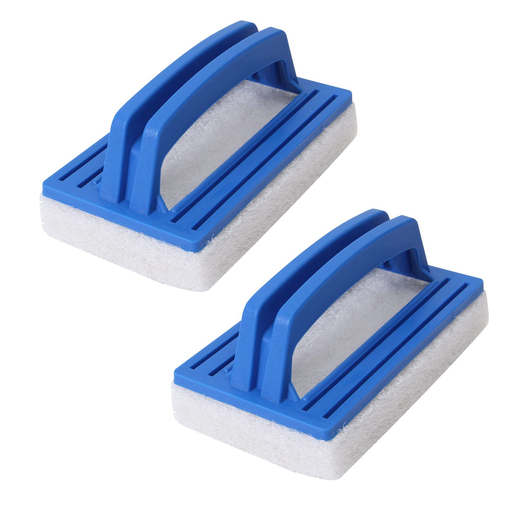 Luwqceu 2 Pack Cleaning Scrubber Scrubbing Scouring Sponge Pad for Cleaning Scrubber, Kitchen,Bathroom Tub, Shower Tile
