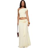 Princess Polly Women's Full Orbit Shirred Maxi Skirt