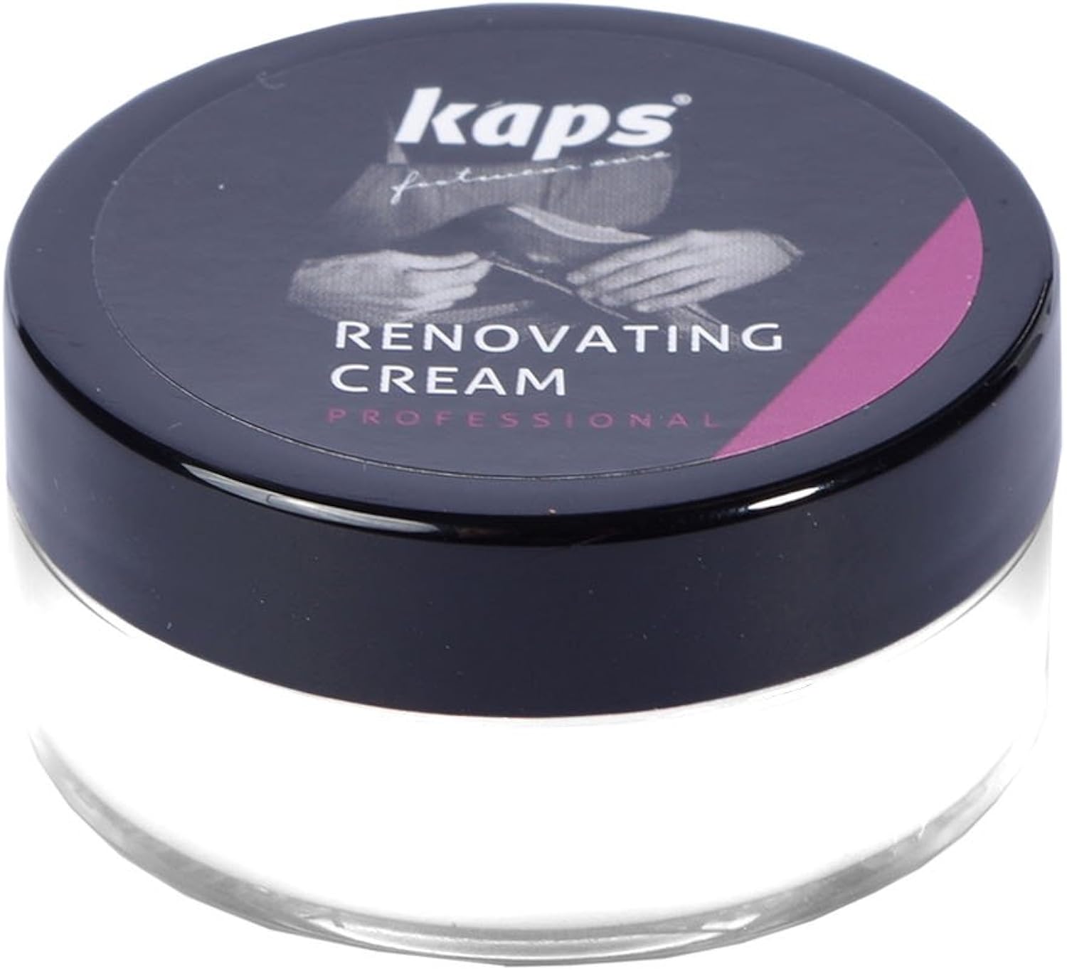 Renovating Repair Cream for Smooth Leather Shoes Bags Seats Scratch And Scuff Cover, Kaps Renovating Cream, 10 Colours, 101