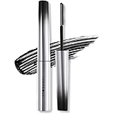 JUDYDOLL Feather Lash Iron Mascara -Serum, Primer, Topcoat 3-in-1, Dual-Wing Brush for Clump-Free Length & Volume, Lash Care with Squalane, Waterproof & Smudge-Proof, Suitable for all Types (Black)
