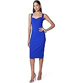 Dress the Population Women's Nicole Sleeveless Bodycon Stretch Midi Sheath Dress