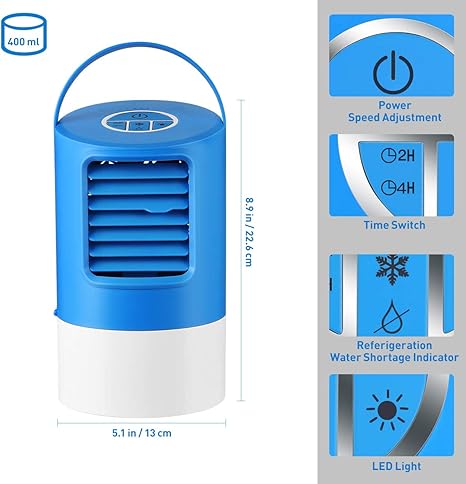 aerizo mini portable small air cooler