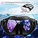 Mpow Snorkel Mask, Scuba Diving Mask for Snorkeling Diving Swimming, Easy Breath Scuba Snorkeling Gear with Silicon Mouth Piece and Easy Adjustable Strap