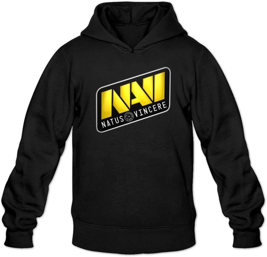 XIULUAN Men's Natus Vincere Dota 2 Logo Hoodie XXL Black