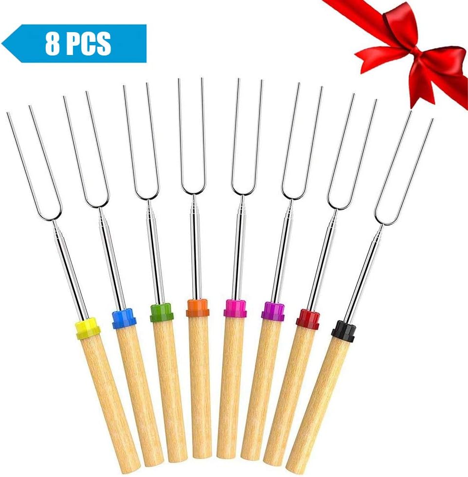 set di bastoncini per arrostire marshmallow
