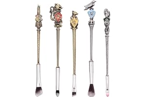 LENDOO 【2 Color Options】Harry Makeup Brushes Gift Set for Women Girls,Potter Makeup Brushes, Bronze Metal Makeup for Eyeshadow Eyeliner Blending Lip, Brushes Holder Not Included