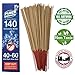 Punch Mosquito Repellent Sticks 15" Insect Citronella Lemongrass | Burn 40-60 Mins Each | STOP MOSQUITO BITES 93 HOURS | VERY BEST VALUE (Pack of 140)