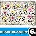 BigMouth Inc. Beach Blanket - Beach Towel Blanket with Stranger Things Theme, ST3, Ultra-Soft, Machine Washable, Makes a Great Gift (Christmas Lights)