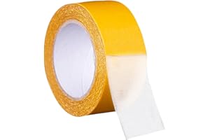 Uonlytech Strong Adhesive Double Sided Cloth Tape 5cm x 20m Waterproof Heavy Duty Two Sided Tape for Walls,