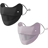 Winter UV Face Mask Windproof Breathable Washable Sun Protection Face Shield for Men Women Running Cycling Hiking Working