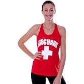LIFEGUARD Officially Licensed Workout Active Racerback Tank Moisture Wicking Ladies, Women. Ideal for Yoga, Gym, Fitness.