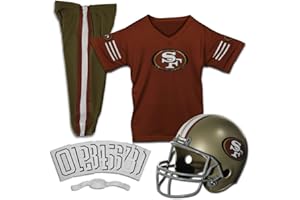 Franklin Sports NFL Youth Football Uniform Set for Boys & Girls - Includes Helmet, Jersey & Pants with Chinstrap + Numbers