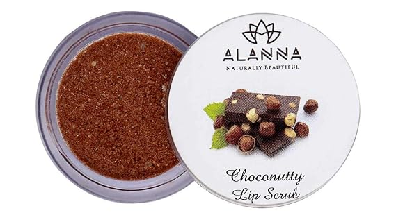 Alanna Naturally Beautiful Lip Scrub for Lightening and Brightening Dark Lips, 8 g
