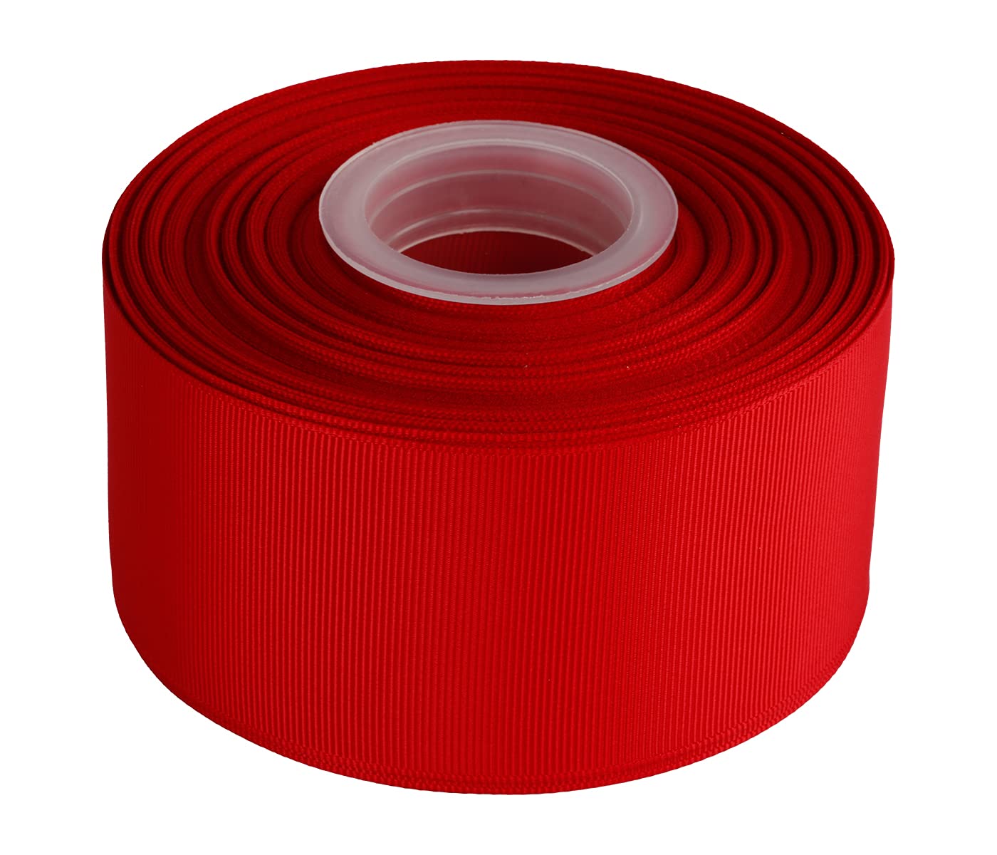 Joycrosso 50mm width Grosgrain Ribbon 22 Meters-Roll Set for Gift Wrapping Party Favor Hair Braids Baby Shower Decoration Craft Supplies, Red