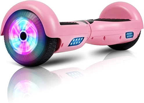Amazon Com Jolege Hoverboard 6 5 Two Wheel Self Balancing Hoverboards Led Light Wheel Scooter For Kids Sports Outdoors