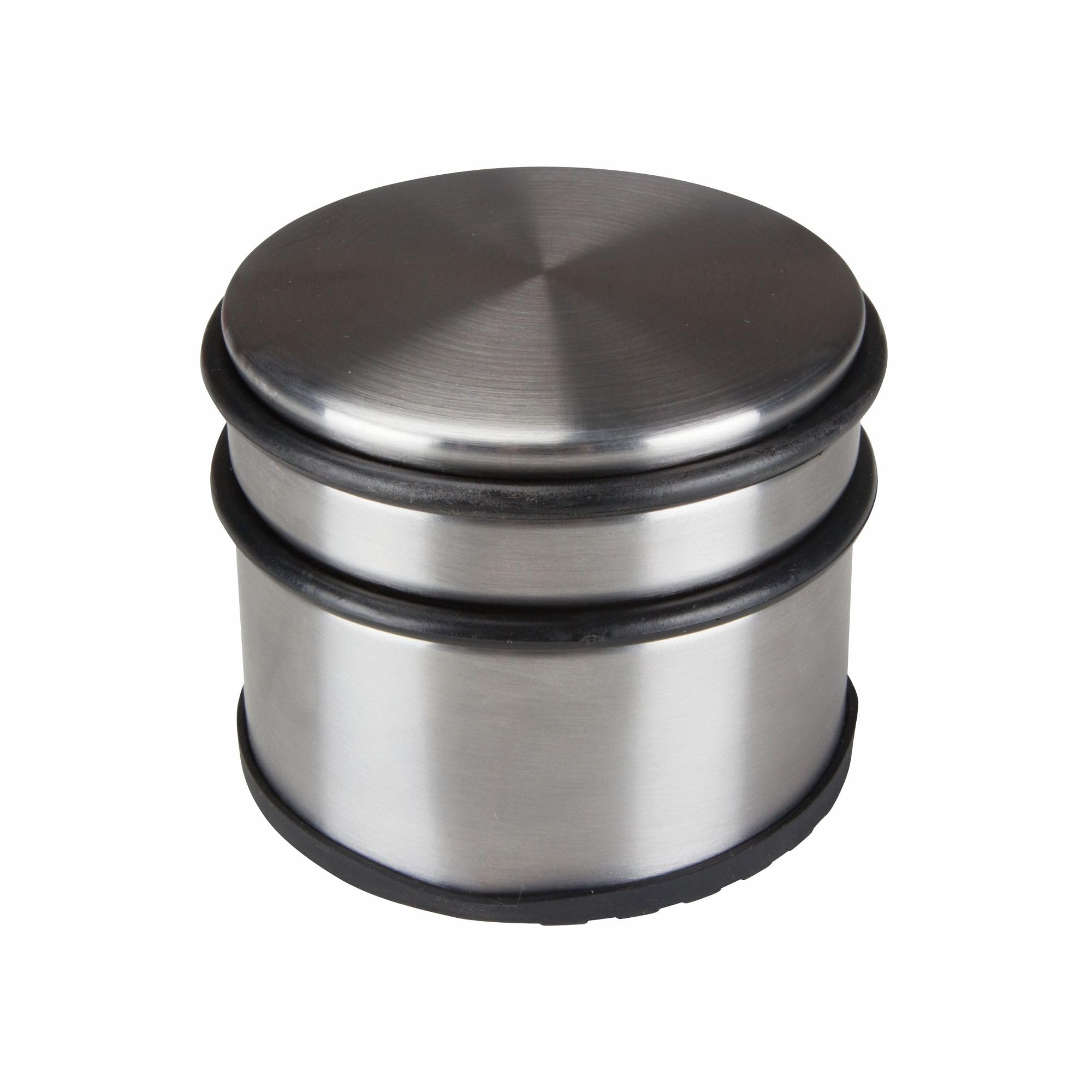 Toolland TL74051 175695 Door Stop in Stainless Steel, 9 cm Diameter x 7.5 cm Height 1.1 kg Weight