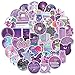 YOOPU Purple Vsco Cute Stickers for Water Bottle[50pcs] Pop Vinyl Decals for Laptop Phone Hydro Flask Car Computer Guitar Ceiling Wall Helmet Skateboard Luggage PC Bike Bumper Tumbler, Best Gift