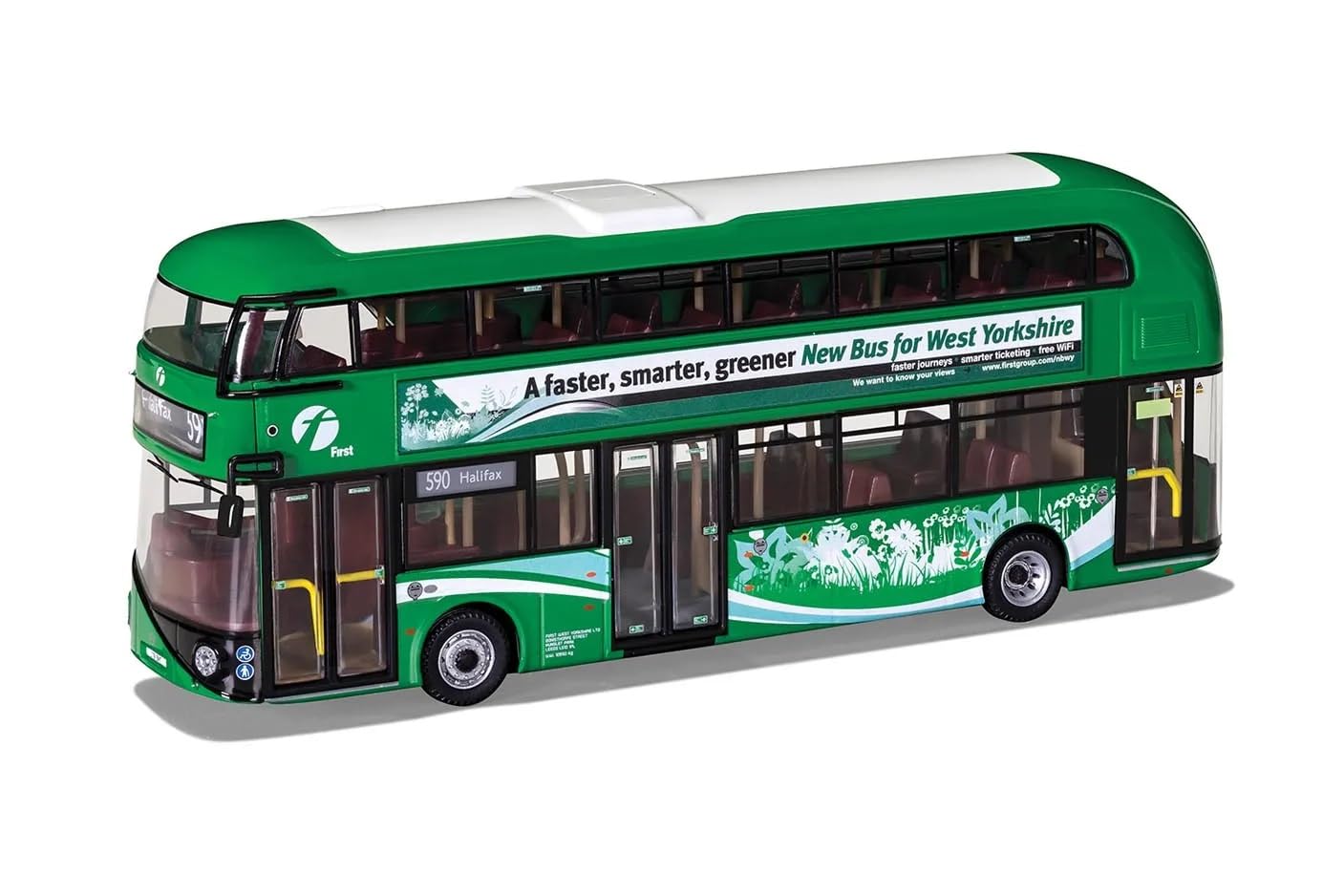 Corgi Diecast Model - New Routemaster - West Yorkshire, Green