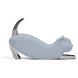 Fred & Friends Cat Corkscrew, WINE LIVES, Gray