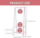 Youyijia Pink Clothes Rail 60x151cm Heavy Duty Garment Rack with Shelves view 4