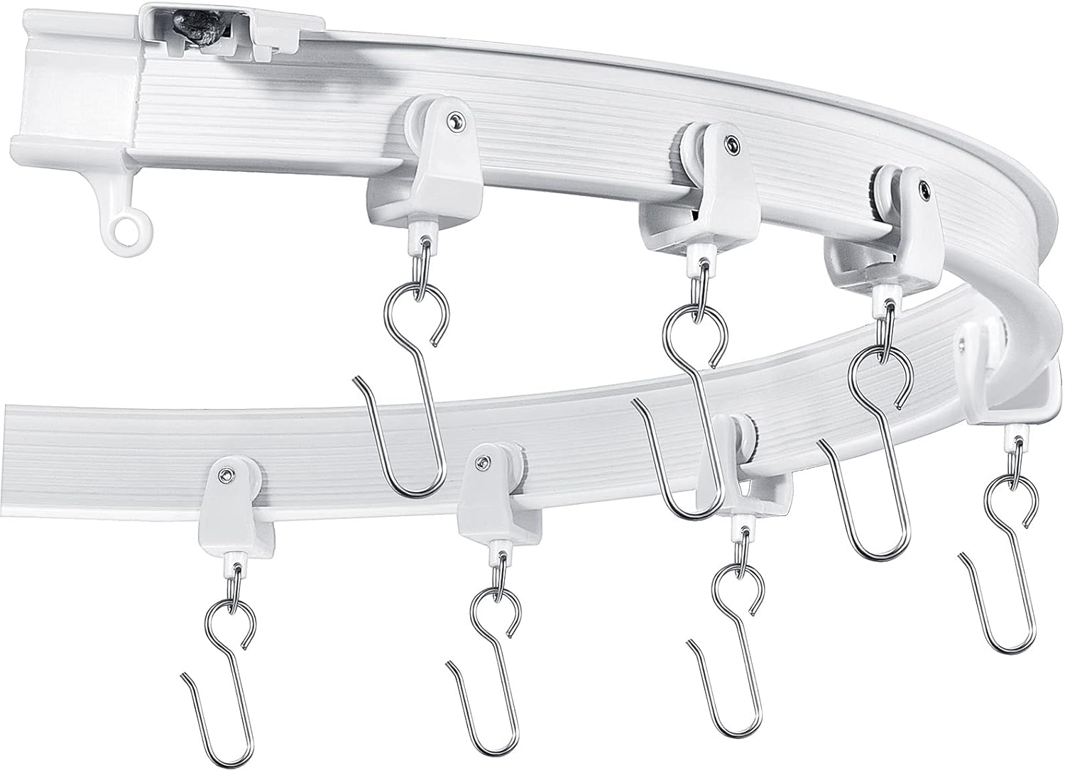 8 Meters/ 26.2 Ft Curved Ceiling Curtain Track Bendable Flexible