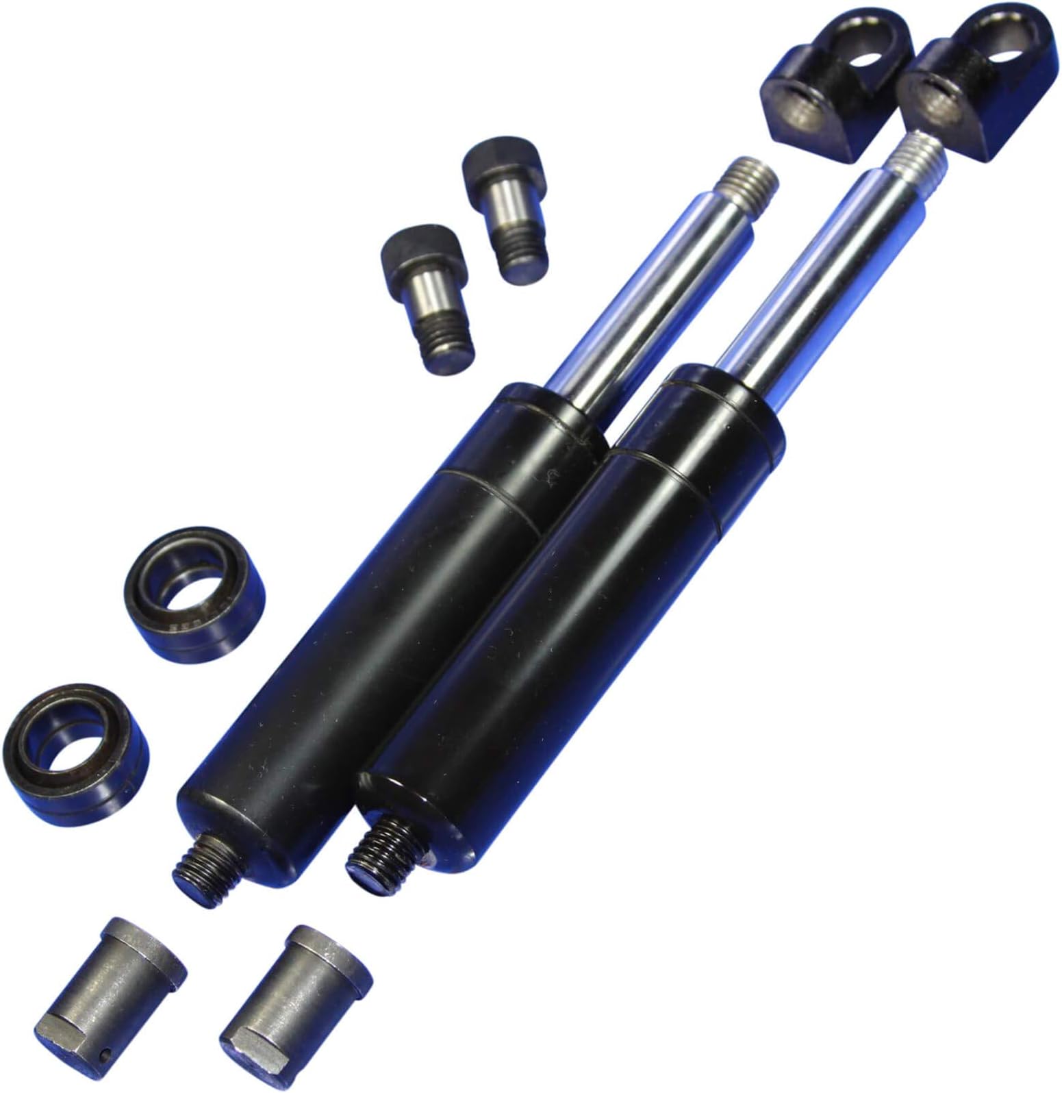 2 Bolt On Lambo Vertical Door Kit Replacement Shocks with 8 Fitting Ends - 7 3/4" M12 500lbs to 950lbs by XEquipped (800lbs)