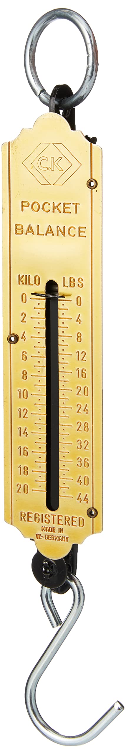 Best Price Square POCKET BALANCE, 20KG, TIN HOOK T6202 044 By CK TOOLS — image 1